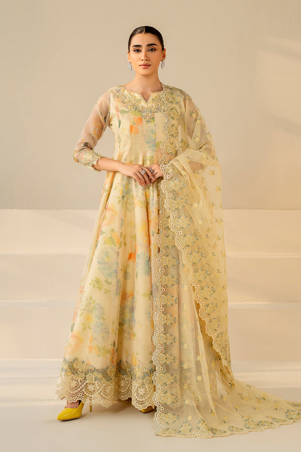 Baroque | Luxury Pret 25 | EMBROIDERED COTTON PATTI PR-1180 - Official Baroque stockist in UK - Sakeena London