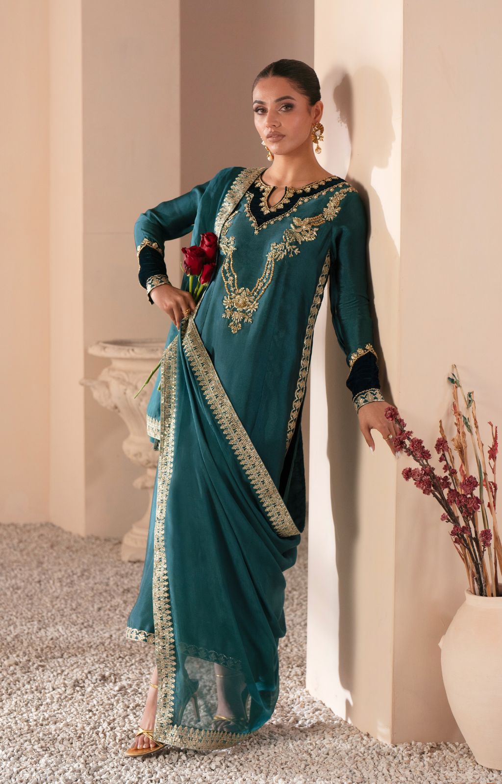 Ajr Couture | Symphony Luxe Festive 25 | Jade - Official AJR Couture stockist in UK - Sakeena London