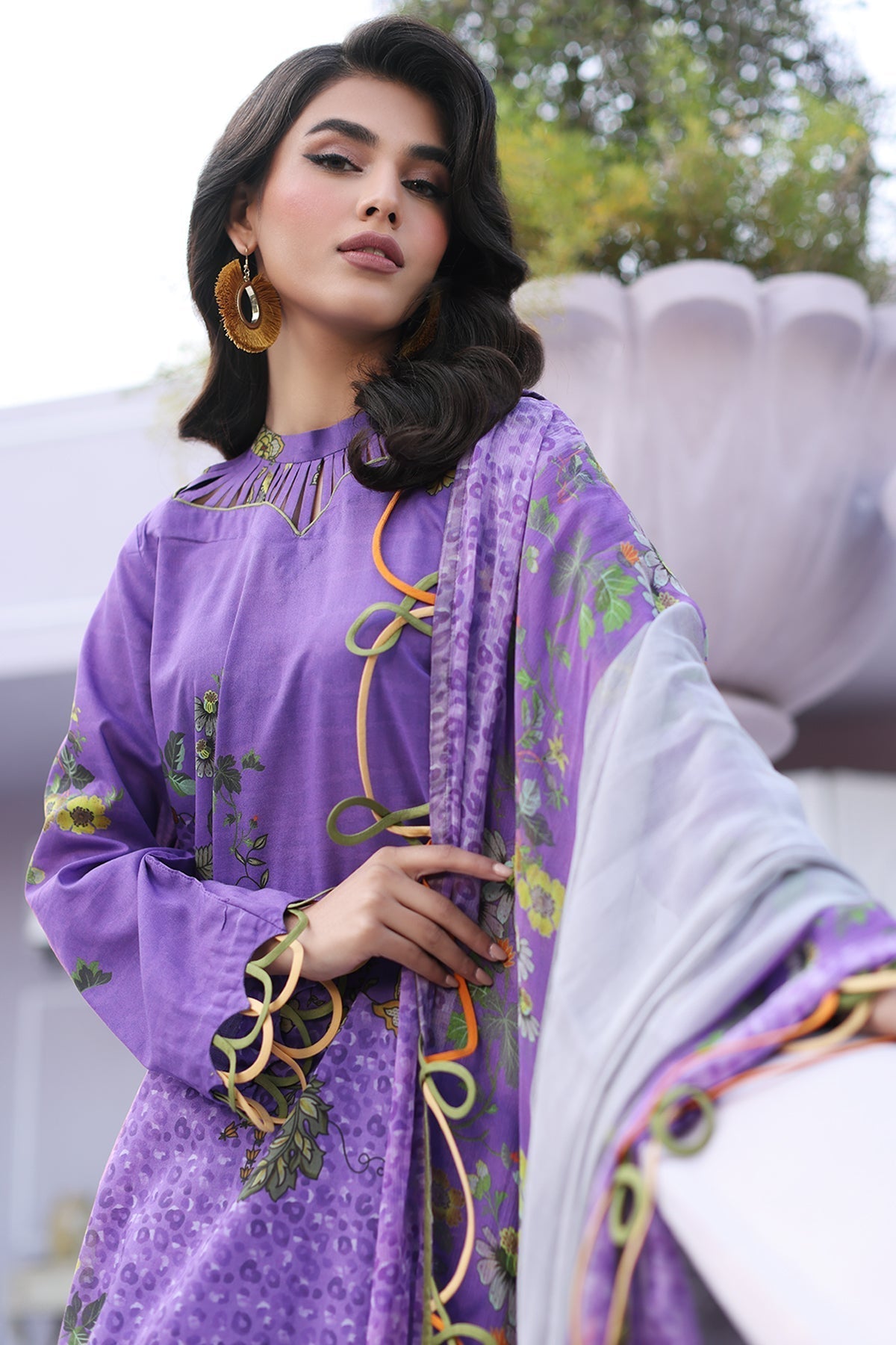 Charizma | Lawn Collection 24 | CPS4-02 - Official Charizma stockist in UK - Sakeena London