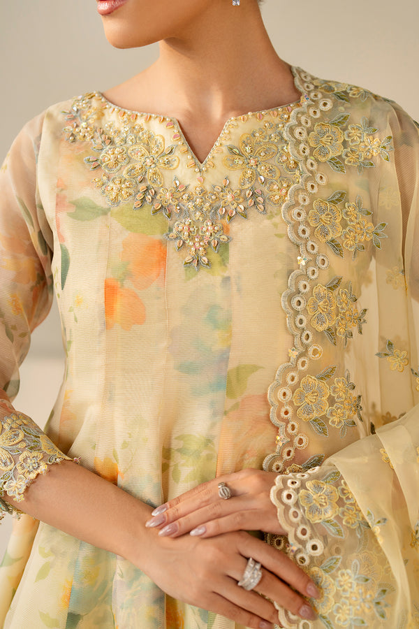 Baroque | Luxury Pret 25 | EMBROIDERED COTTON PATTI PR-1180 - Official Baroque stockist in UK - Sakeena London