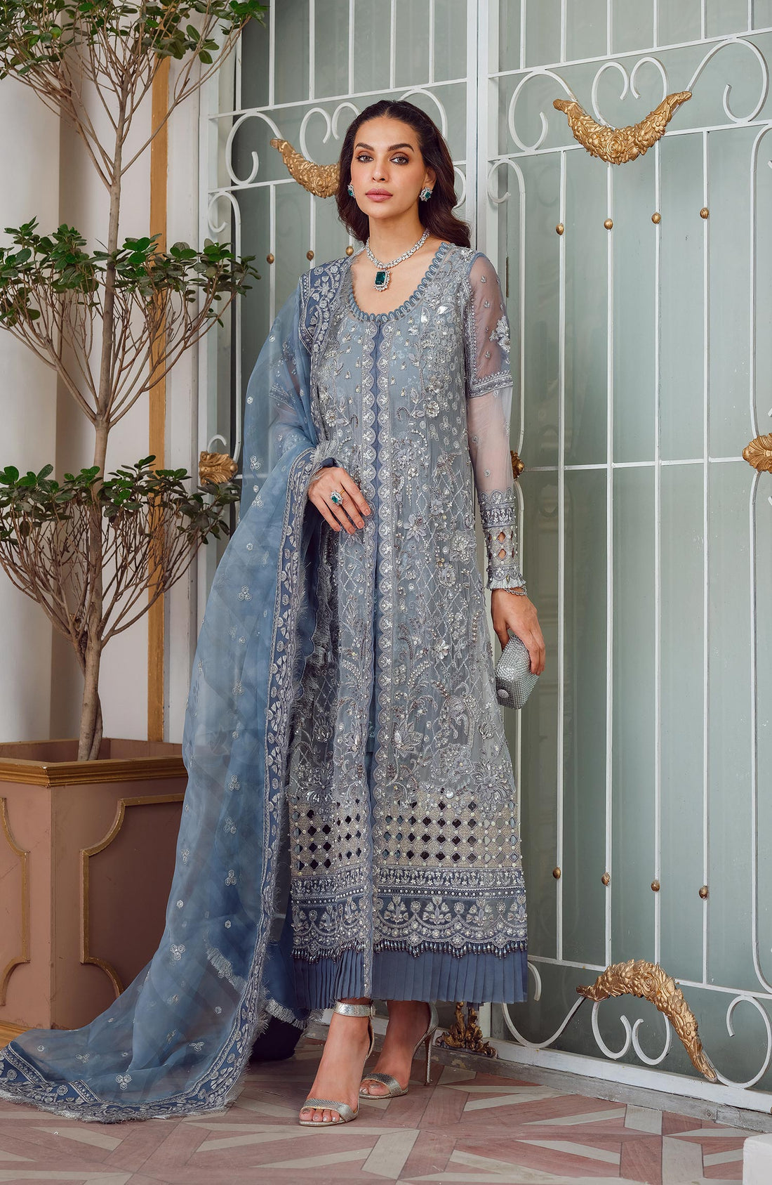 Mina Kashif | Luxury Pret | MK23-13-A/B - Official Mina Kashif stockist in UK - Sakeena London