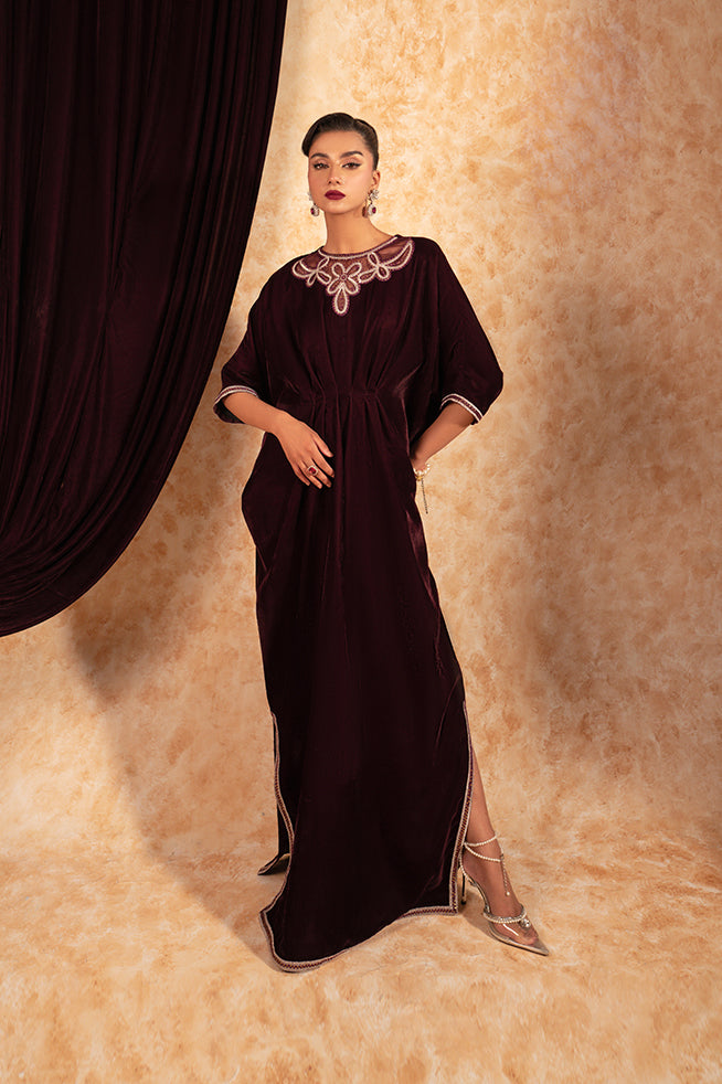 Fozia Khalid | Velvet Deck | Ruby - Official Fozia Khalid stockist in UK - Sakeena London