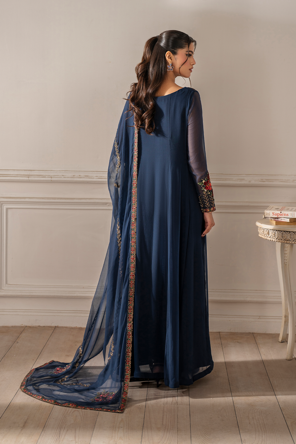 Iznik I Festive Formal I UE-412 Embroidered Chiffon - Official Iznik stockist in UK - Sakeena London