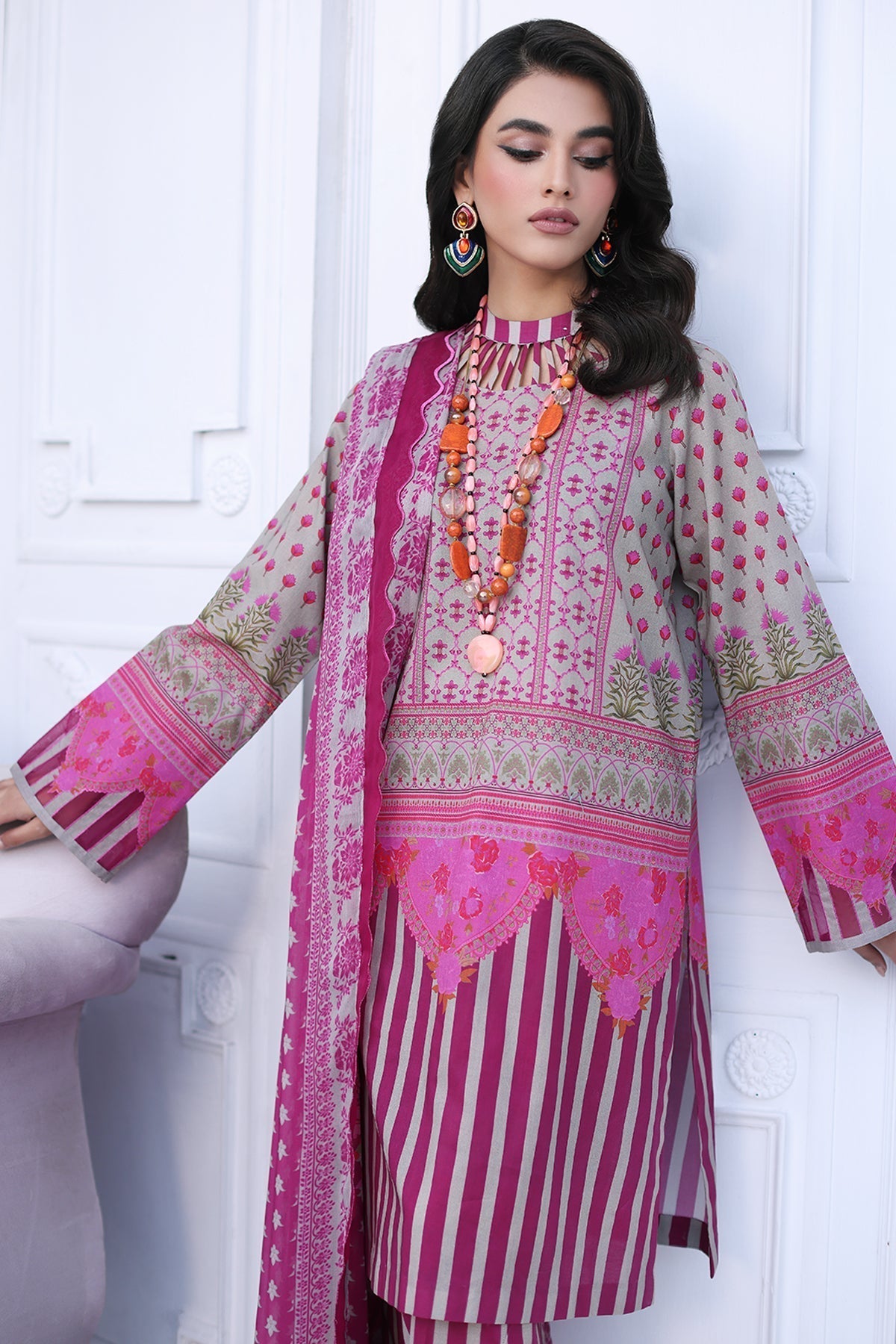 Charizma | Lawn Collection 24 | CPS4-04 - Official Charizma stockist in UK - Sakeena London