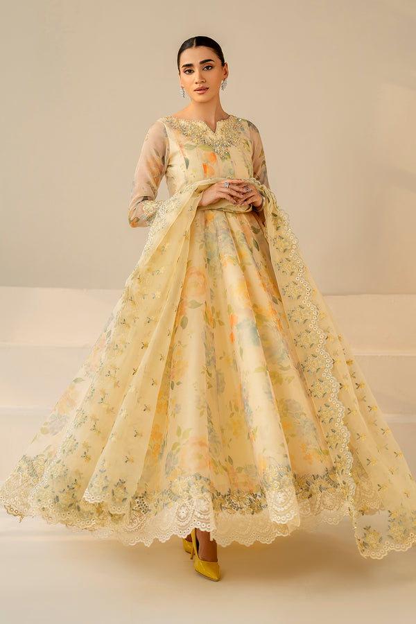 Baroque | Luxury Pret 25 | EMBROIDERED COTTON PATTI PR-1180 - Official Baroque stockist in UK - Sakeena London