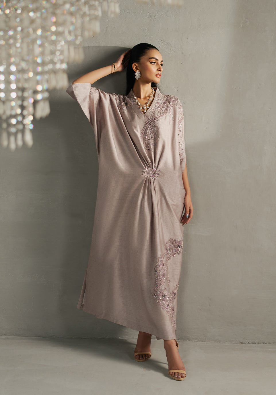 Zarqash | Silk Edit | ZQS 013 Lily - Official Zarqash stockist in UK - Sakeena London