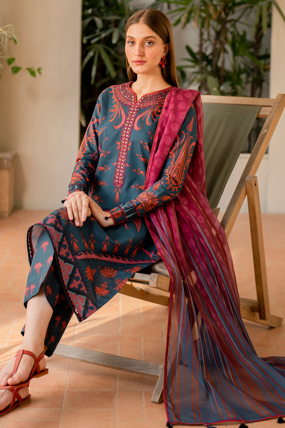 Jazmin | Summer Lawn | USE-9061 - Official Jazmin stockist in UK - Sakeena London