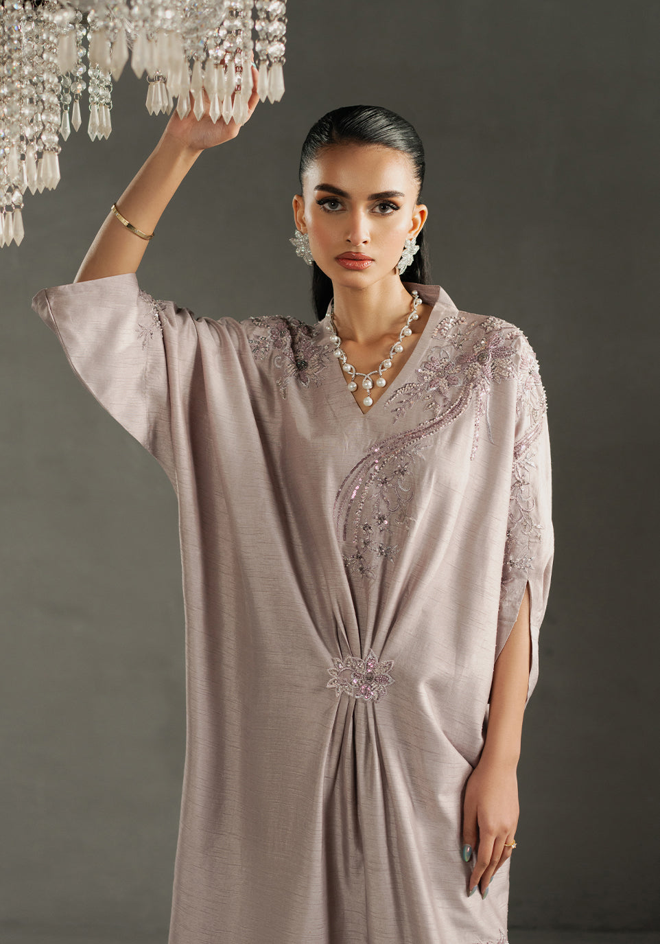 Zarqash | Silk Edit | ZQS 013 Lily - Official Zarqash stockist in UK - Sakeena London