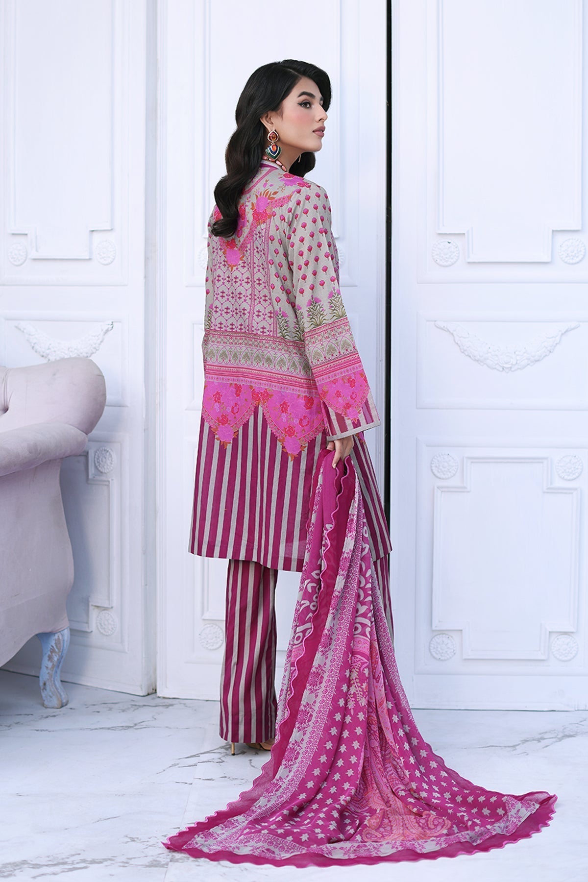 Charizma | Lawn Collection 24 | CPS4-04 - Official Charizma stockist in UK - Sakeena London