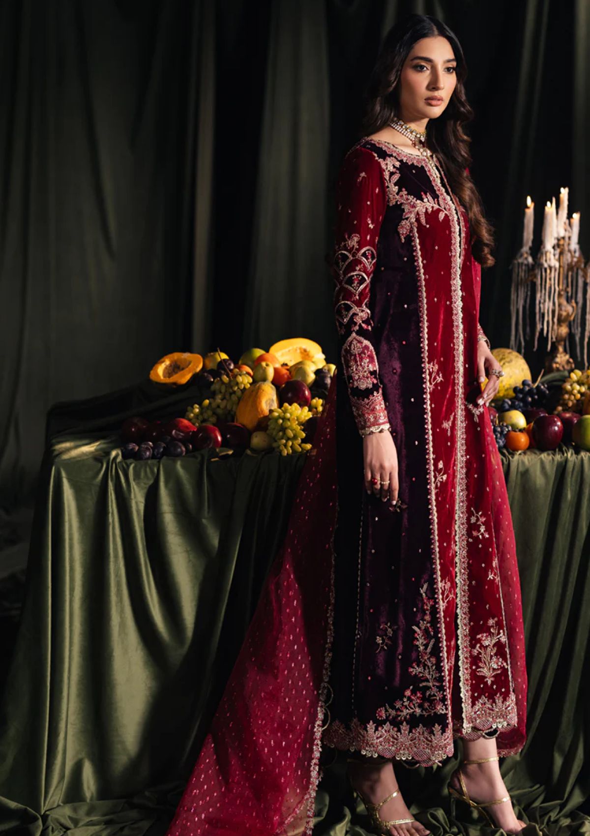 Winter Collection - Qalamkar - Velvet Edit - QV24#04 - KESIA