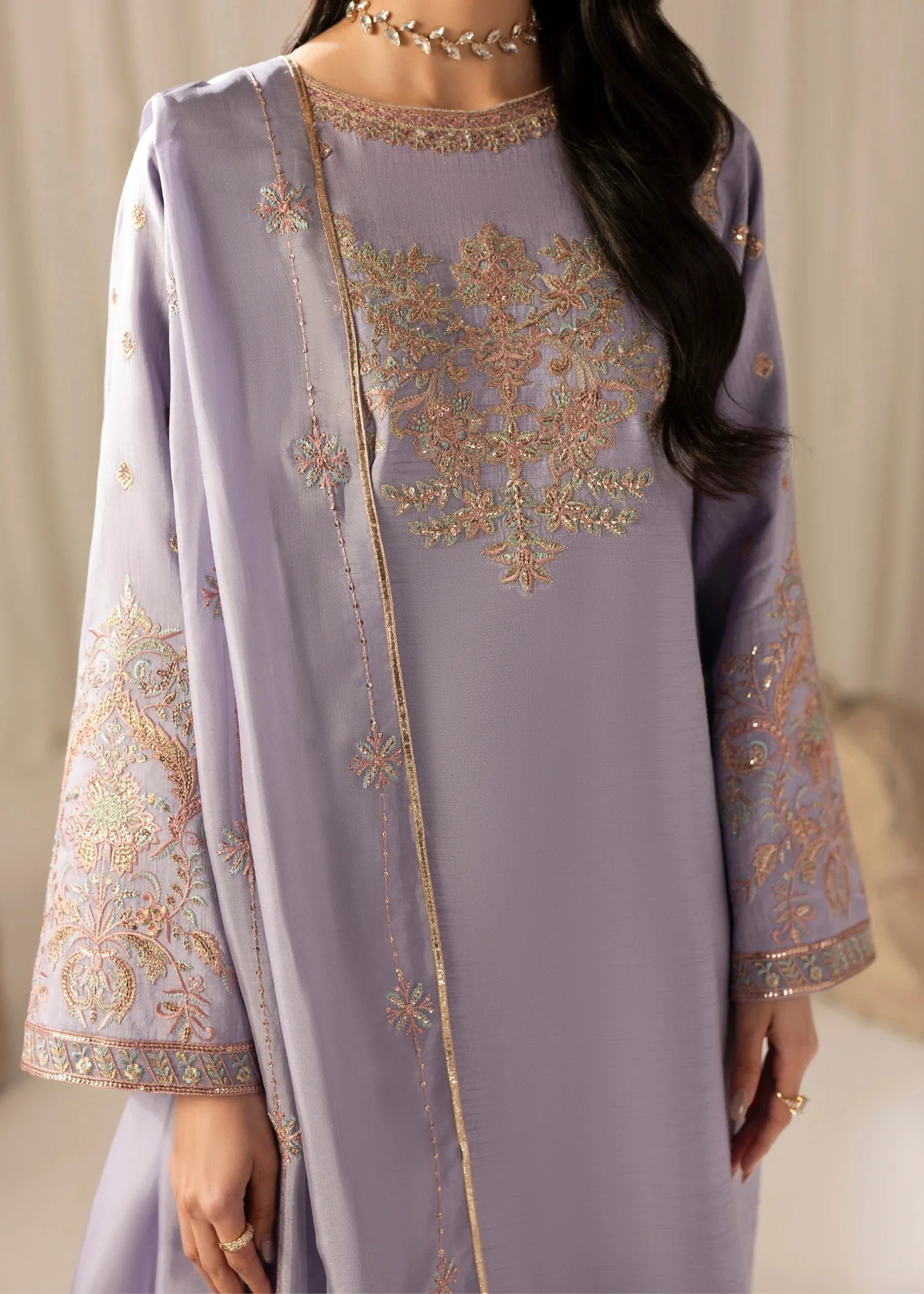 Jamnii | Silk Atelier Pret 26 | LAVENDER MIST