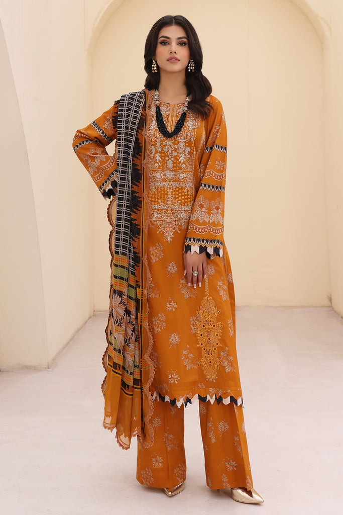 Charizma | Naranji Embroidered Lawn 24 | CN4-001 - Official Charizma stockist in UK - Sakeena London