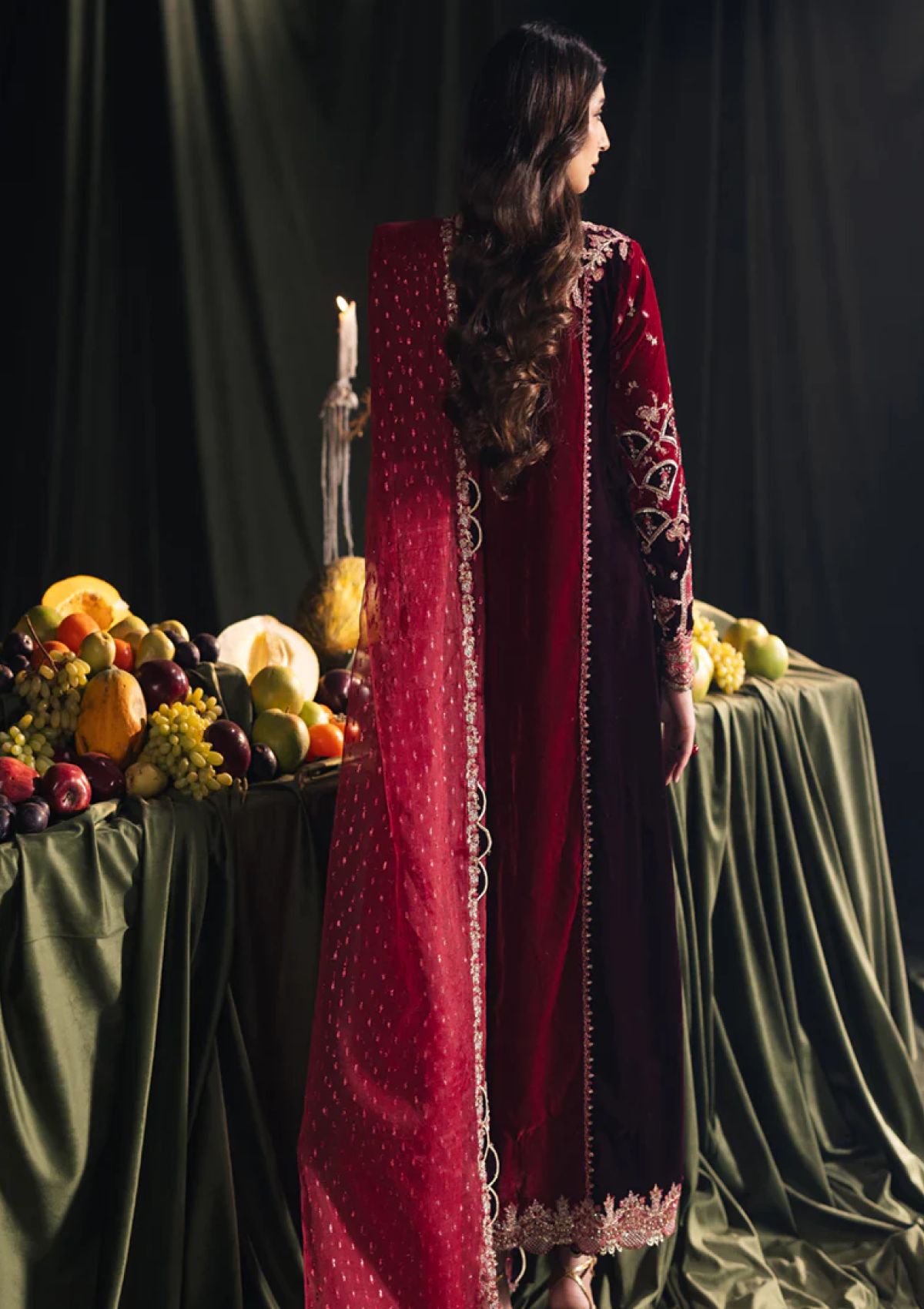 Winter Collection - Qalamkar - Velvet Edit - QV24#04 - KESIA
