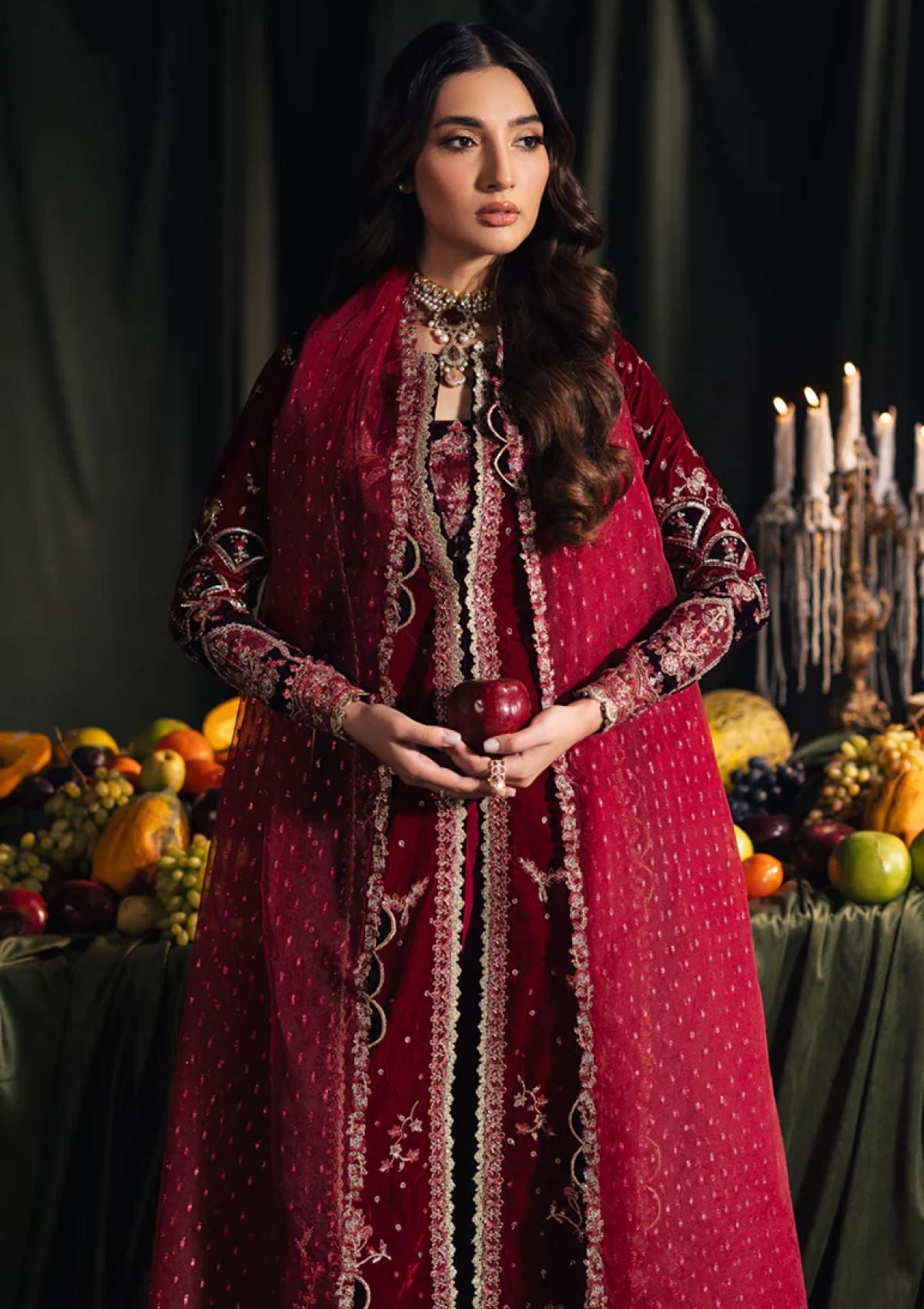 Winter Collection - Qalamkar - Velvet Edit - QV24#04 - KESIA