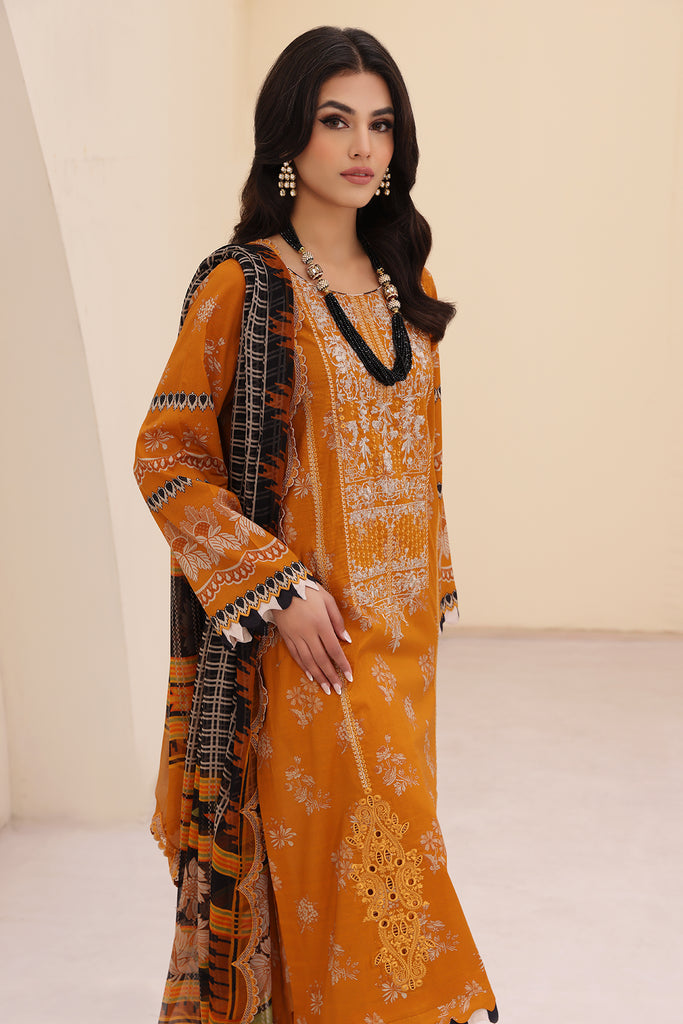 Charizma | Naranji Embroidered Lawn 24 | CN4-001 - Official Charizma stockist in UK - Sakeena London