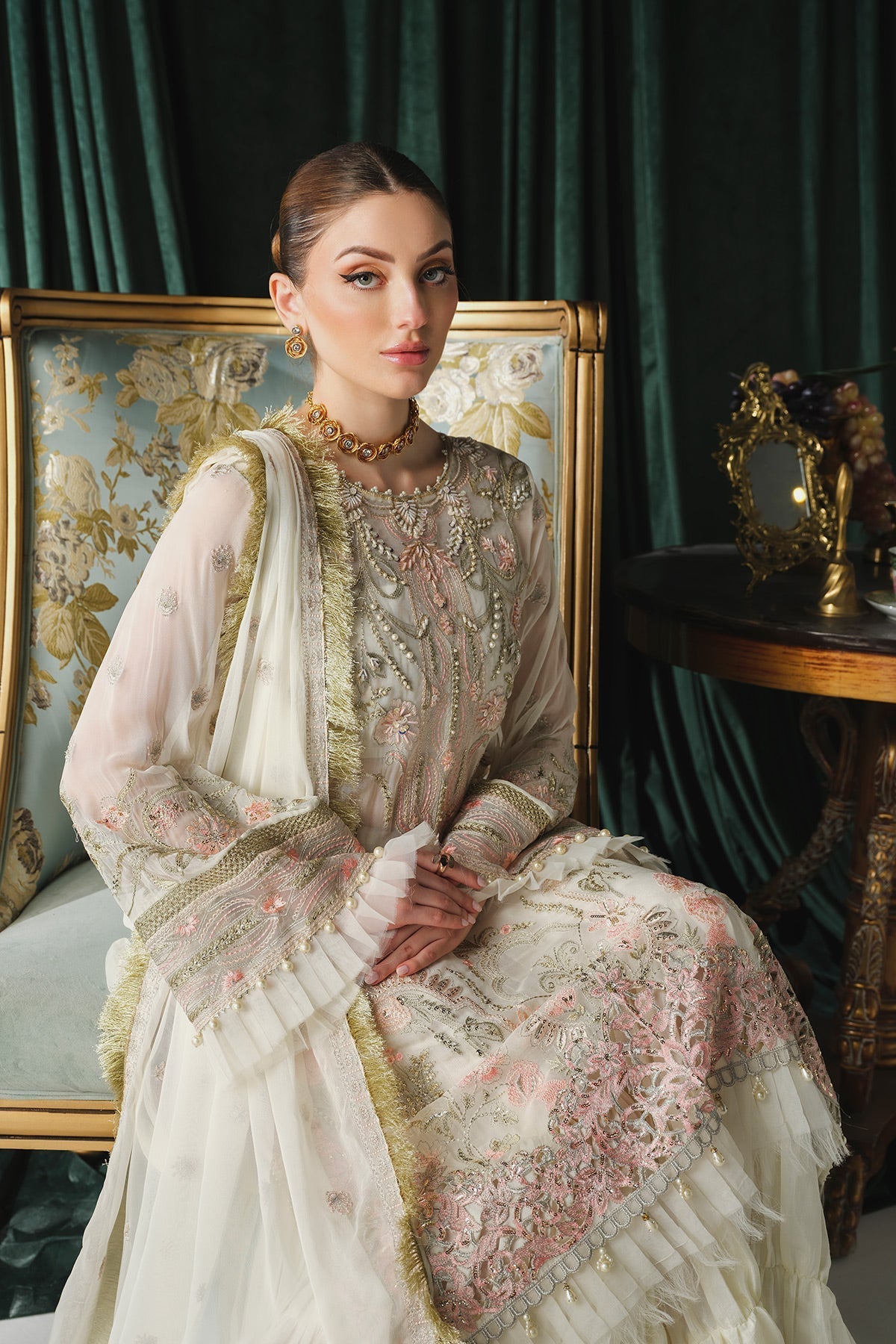 Paras by Pasha | Ayla Luxury Formals | PR107 Jasmine - Official Paras by Pasha stockist in UK - Sakeena London
