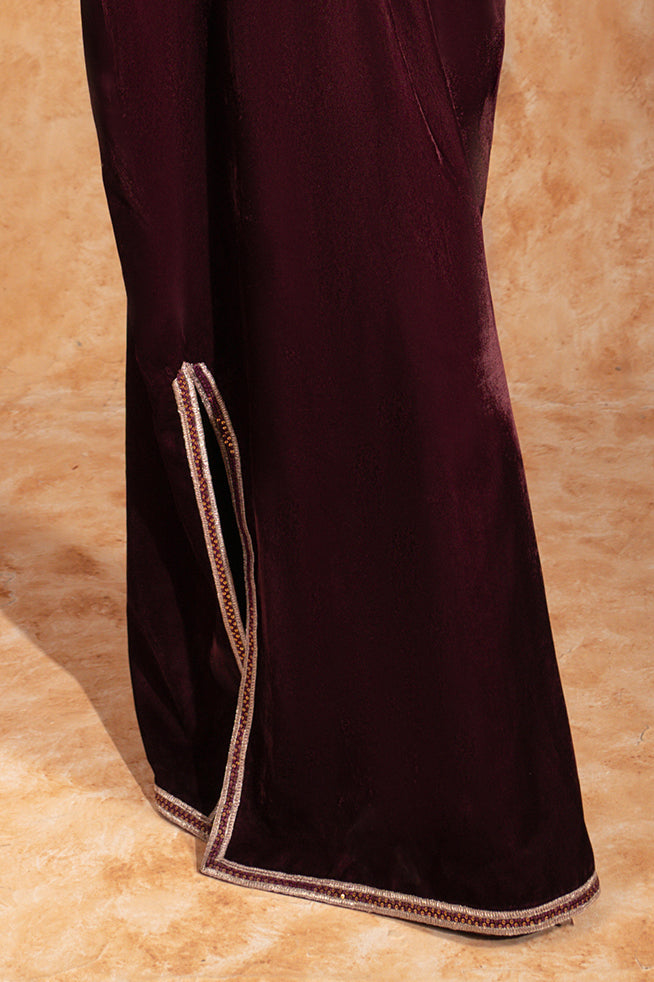 Fozia Khalid | Velvet Deck | Ruby - Official Fozia Khalid stockist in UK - Sakeena London