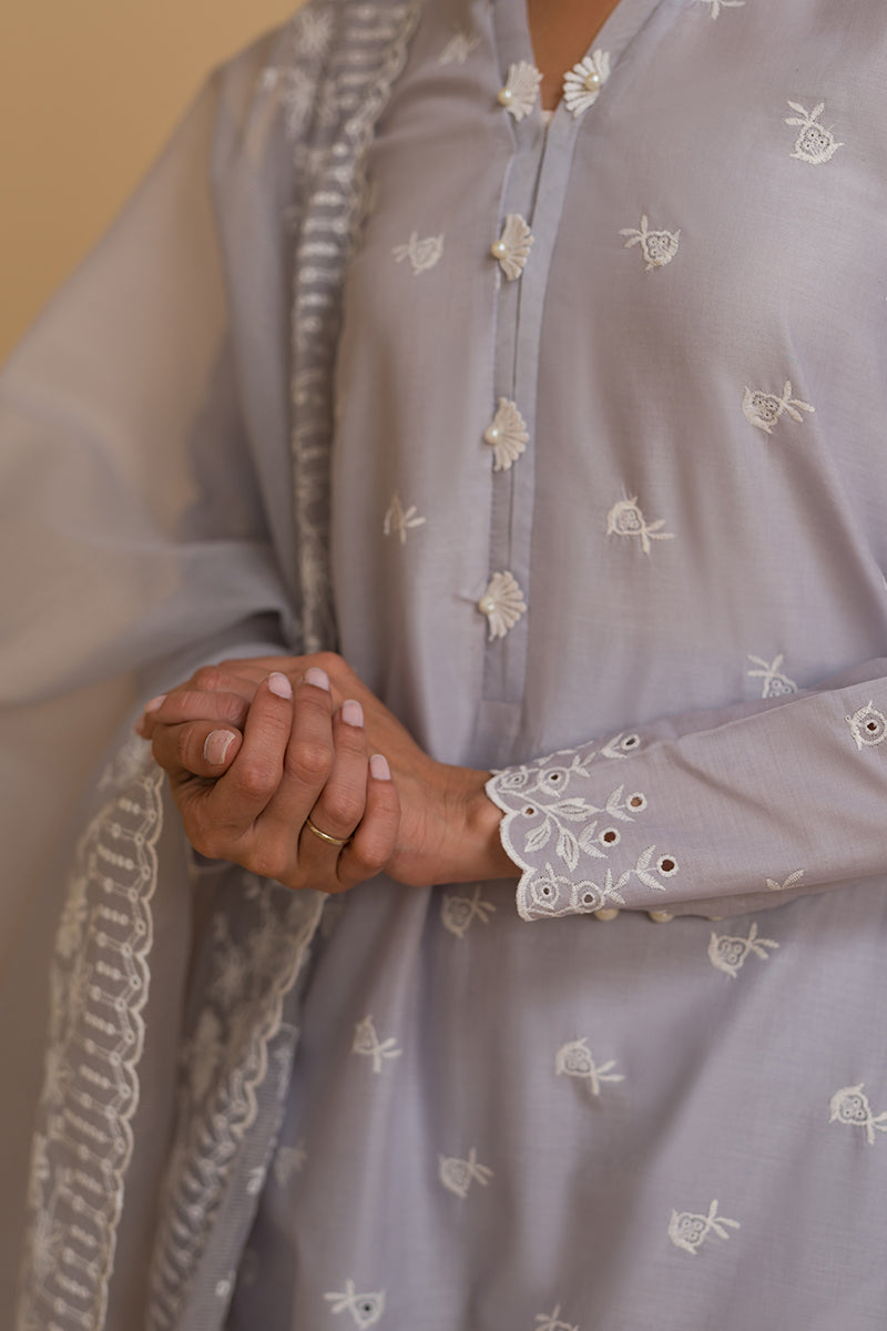 Cross Stitch | Chikankari Lawn Collection | P-05 - Official Cross Stitch stockist in UK - Sakeena London