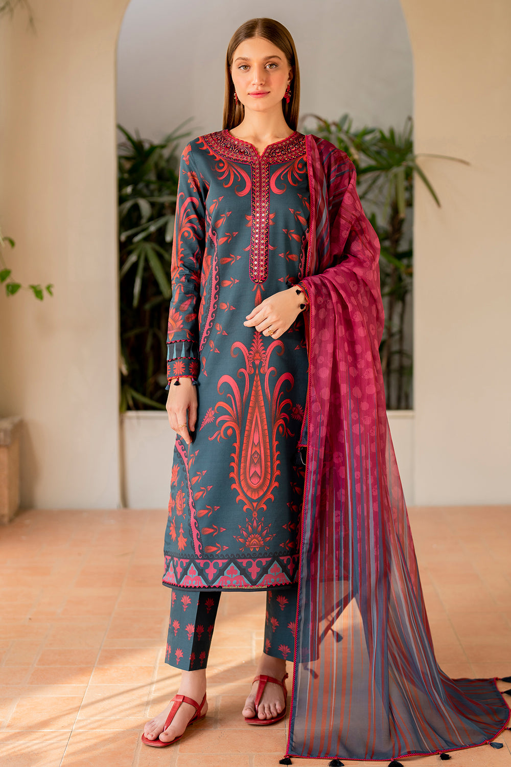 Jazmin | Summer Lawn | USE-9061 - Official Jazmin stockist in UK - Sakeena London