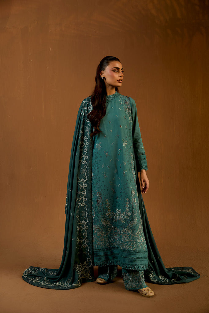 Sobia Nazir | Winter Shawl 25 | Design 5A - Official Sobia Nazir stockist in UK - Sakeena London