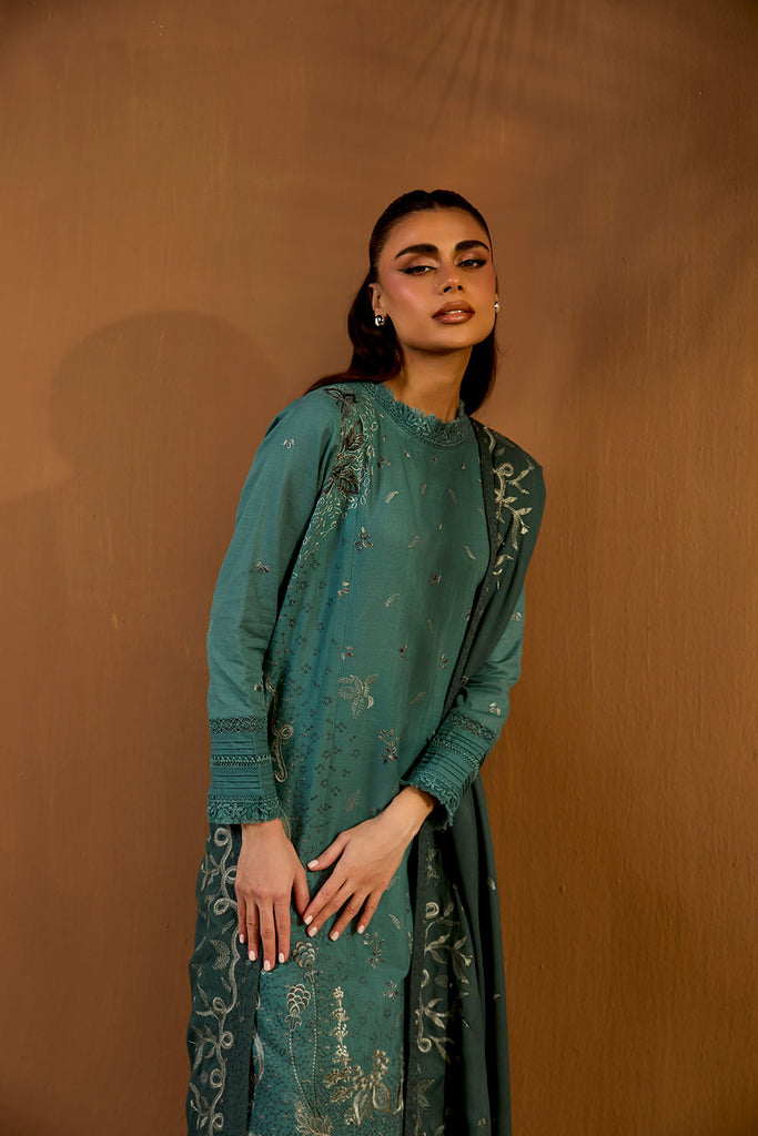 Sobia Nazir | Winter Shawl 25 | Design 5A - Official Sobia Nazir stockist in UK - Sakeena London