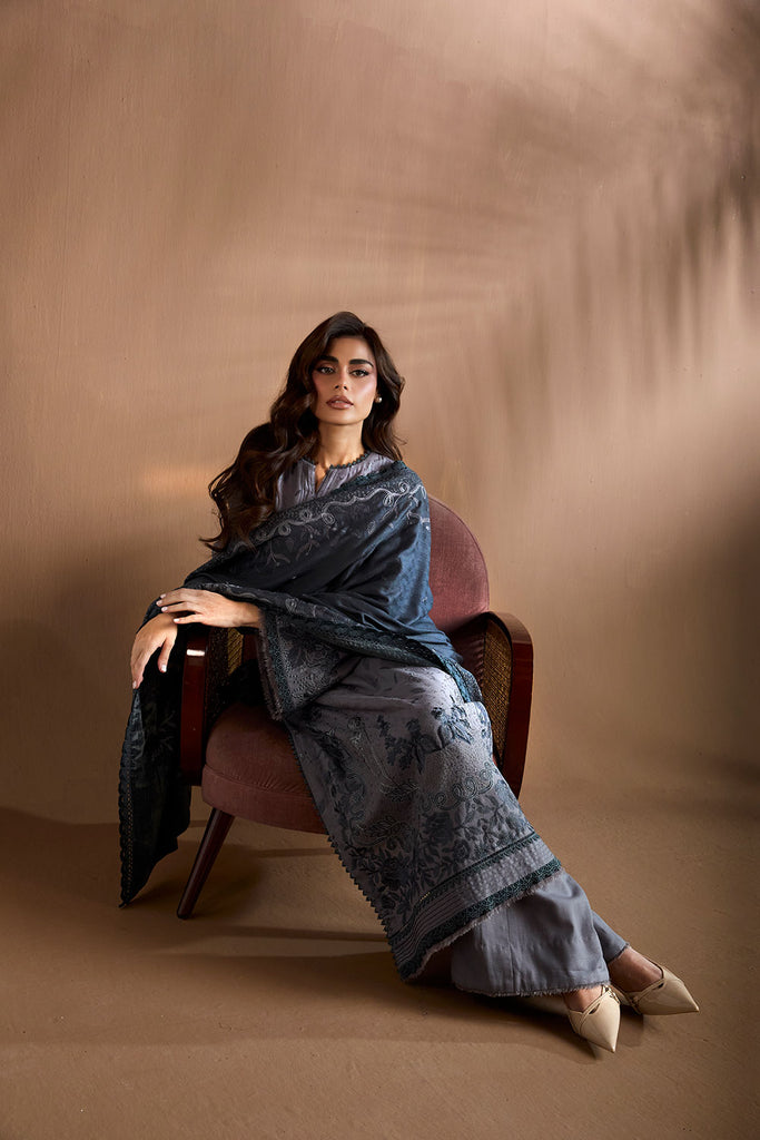 Sobia Nazir | Winter Shawl 25 | Design 5B - Official Sobia Nazir stockist in UK - Sakeena London