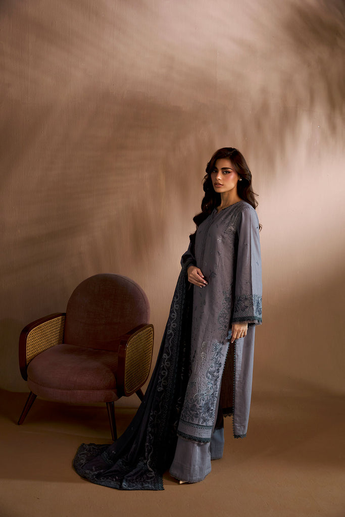 Sobia Nazir | Winter Shawl 25 | Design 5B - Official Sobia Nazir stockist in UK - Sakeena London