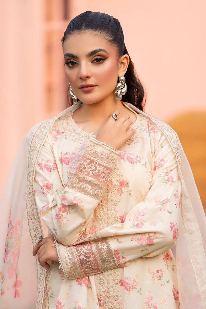 Ellena | Pret Dresses | 3-PC Stitched Embroidered Suit 901OWM - Official Ellena stockist in UK - Sakeena London