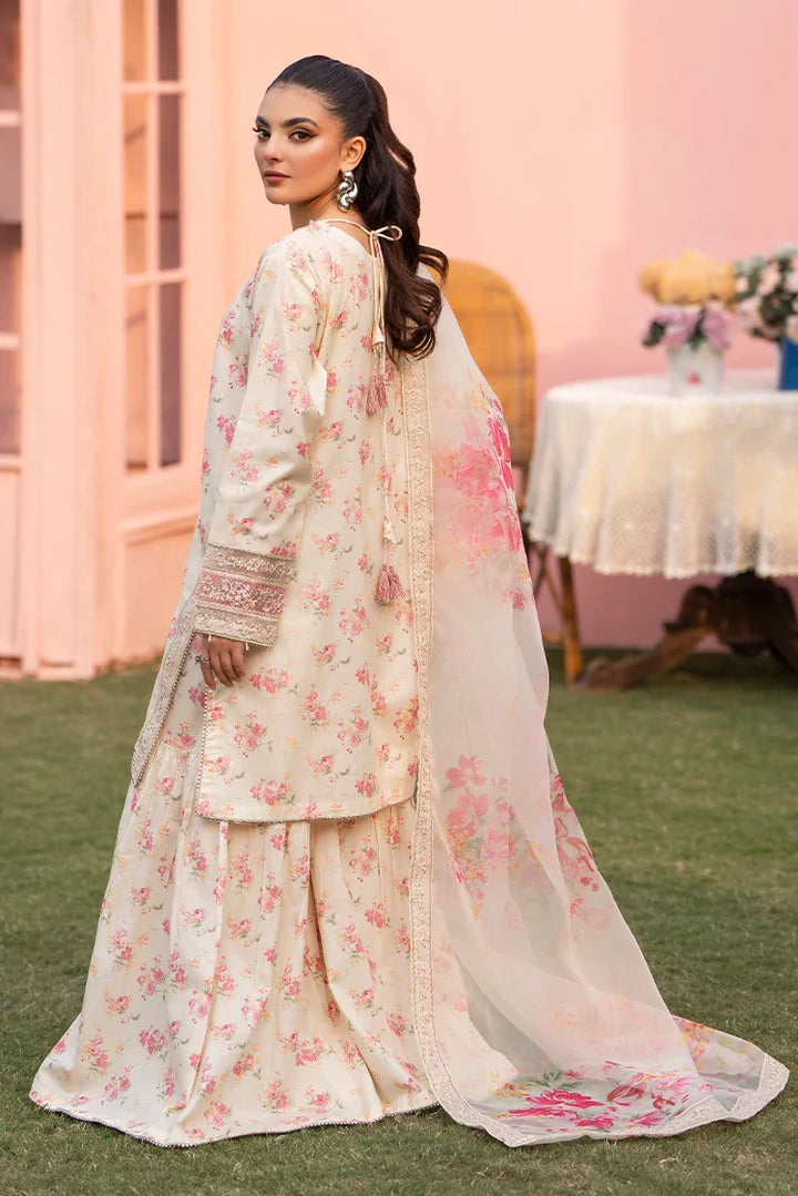 Ellena | Pret Dresses | 3-PC Stitched Embroidered Suit 901OWM - Official Ellena stockist in UK - Sakeena London