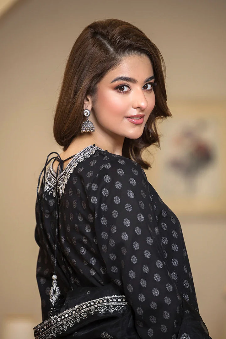 Ellena | Pret Dresses | 3-PC Stitched Embroidered Suit 976BKL - Official Ellena stockist in UK - Sakeena London