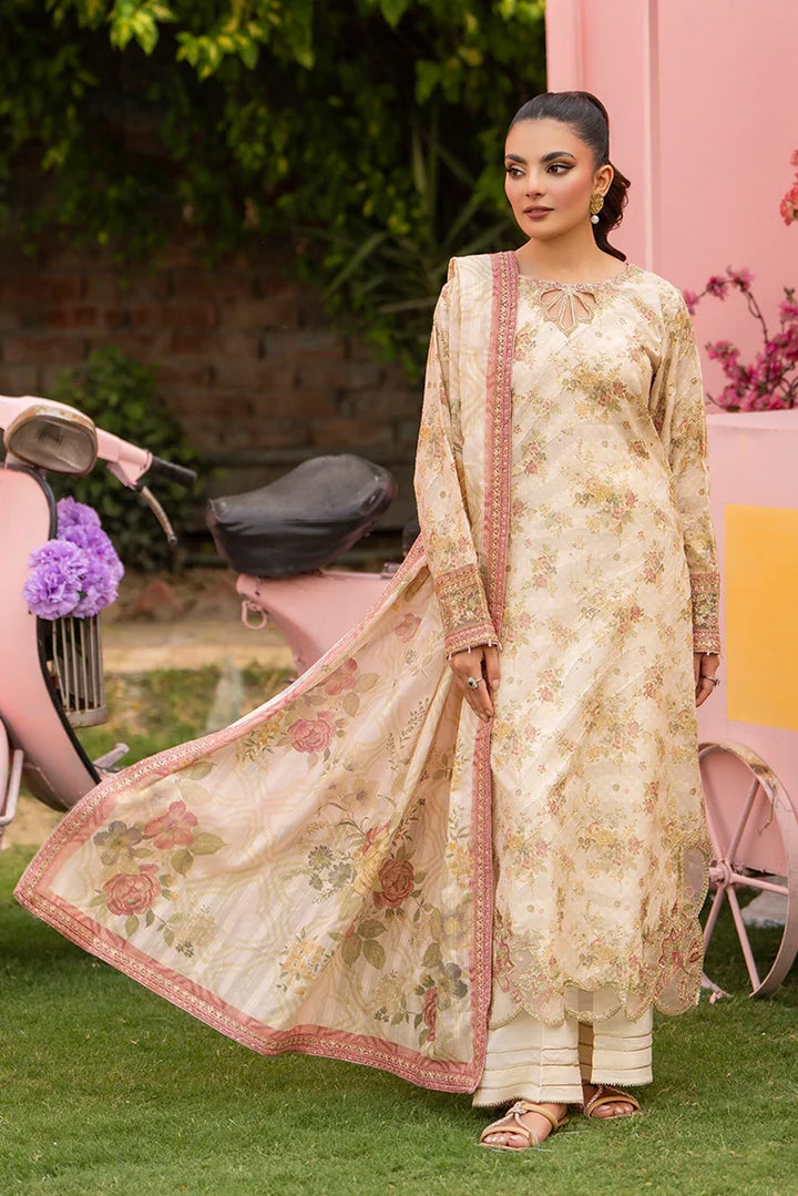 Ellena | Pret Dresses | 3-PC Stitched Embroidered Suit 979SKS - Official Ellena stockist in UK - Sakeena London