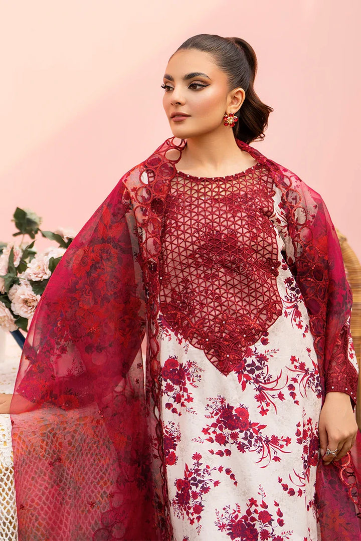 Ellena | Pret Dresses | 3-PC Stitched Embroidered Suit 982OWS - Official Ellena stockist in UK - Sakeena London