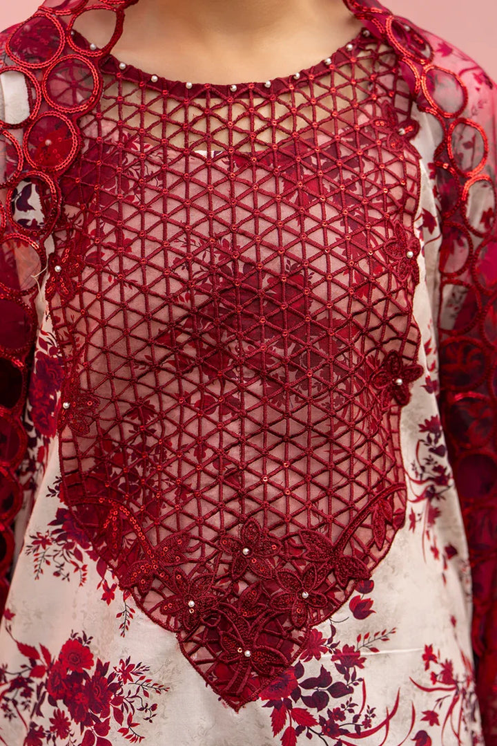 Ellena | Pret Dresses | 3-PC Stitched Embroidered Suit 982OWS - Official Ellena stockist in UK - Sakeena London