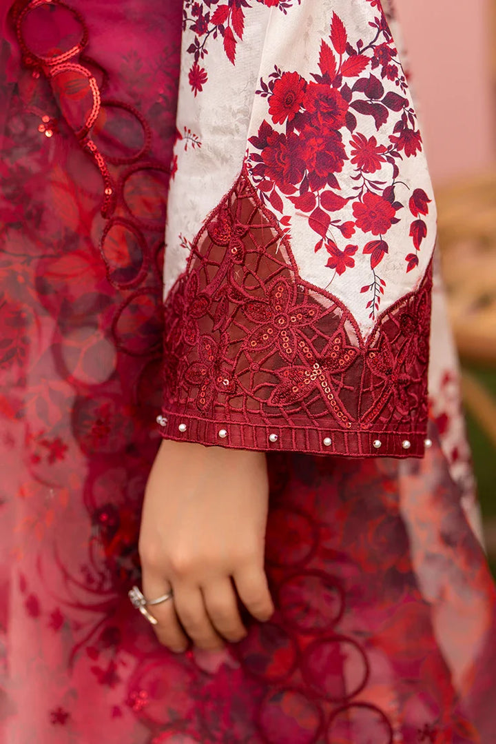 Ellena | Pret Dresses | 3-PC Stitched Embroidered Suit 982OWS - Official Ellena stockist in UK - Sakeena London
