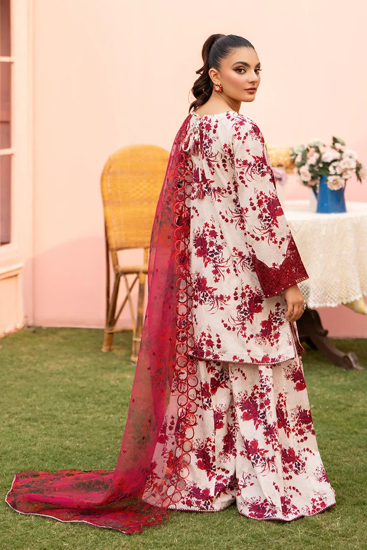 Ellena | Pret Dresses | 3-PC Stitched Embroidered Suit 982OWS - Official Ellena stockist in UK - Sakeena London