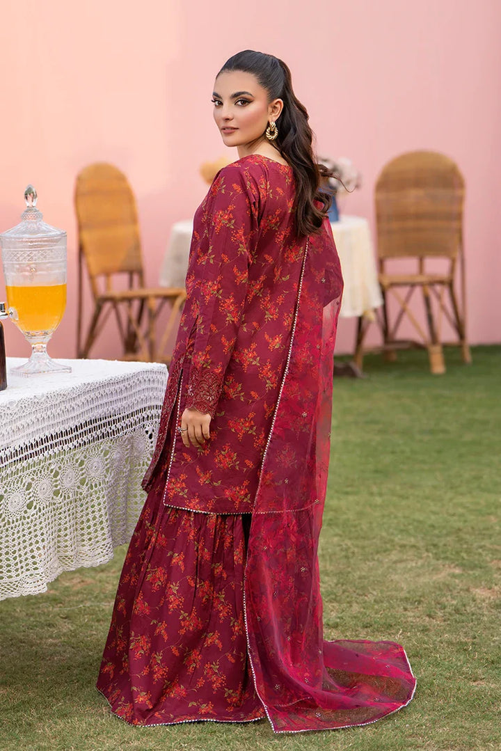 Ellena | Pret Dresses | 3-PC Stitched Embroidered Suit 994MRS - Official Ellena stockist in UK - Sakeena London
