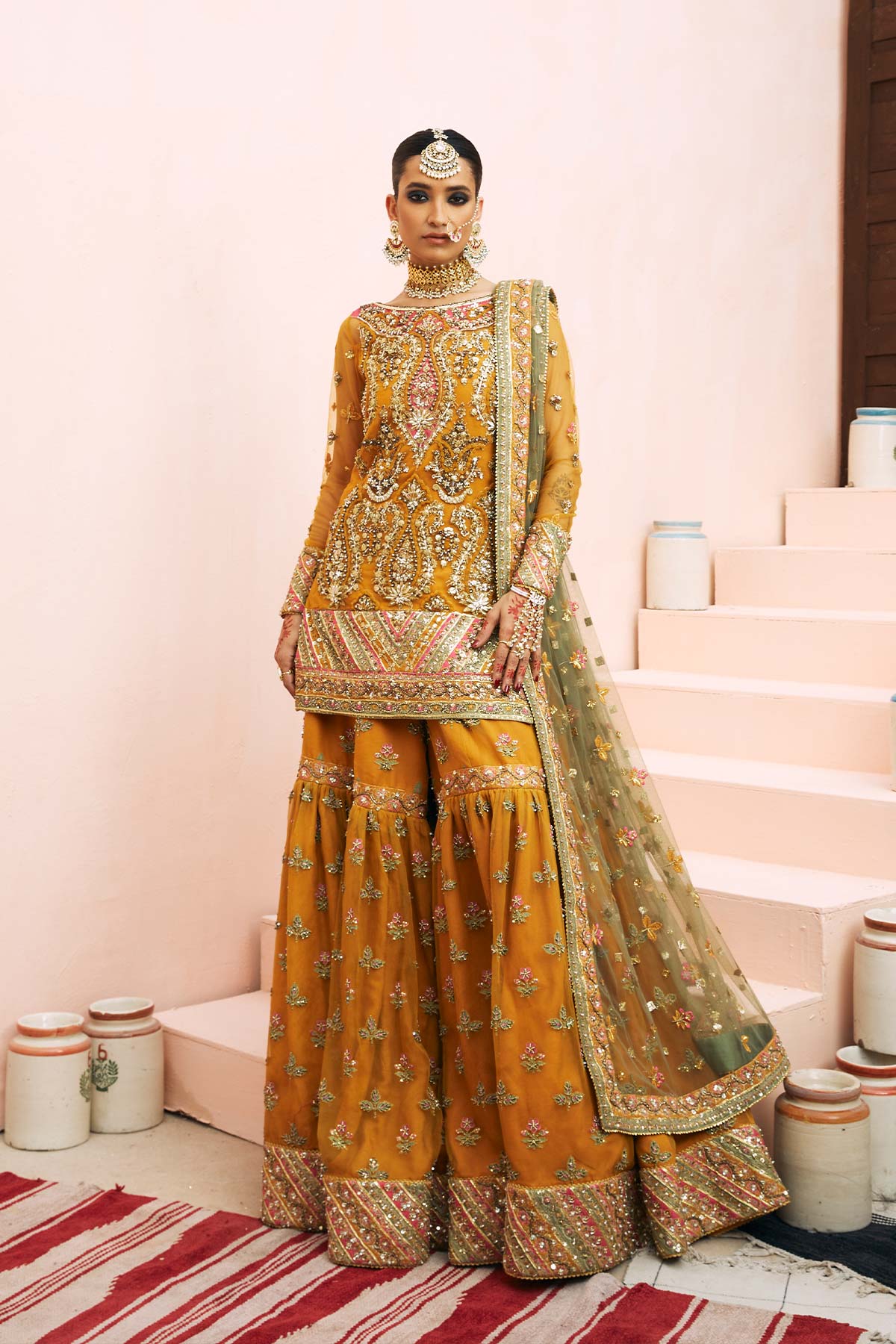 Mina Kashif | Wedding Formals | Jahanara Begum - Official Mina Kashif stockist in UK - Sakeena London