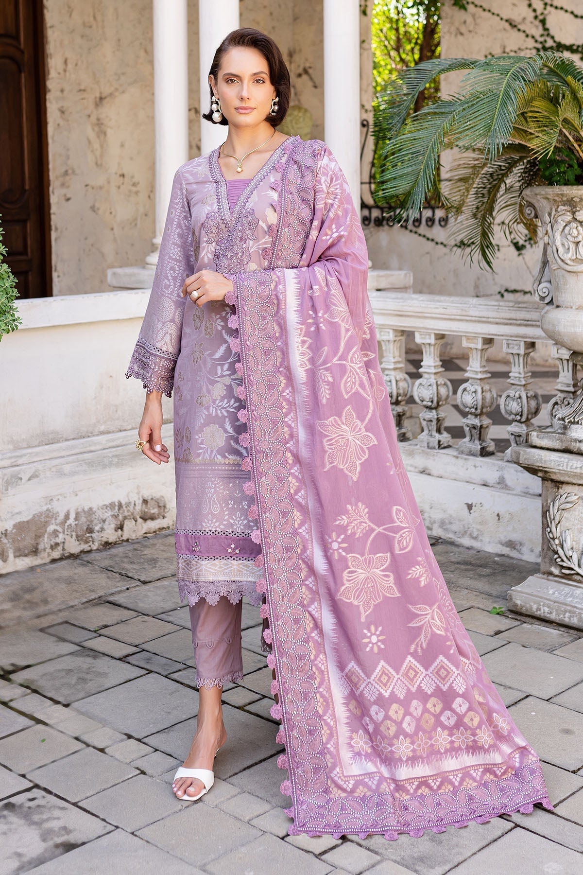 Nureh | Lawn Jacquard | NE-153 - Official Nureh stockist in UK - Sakeena London
