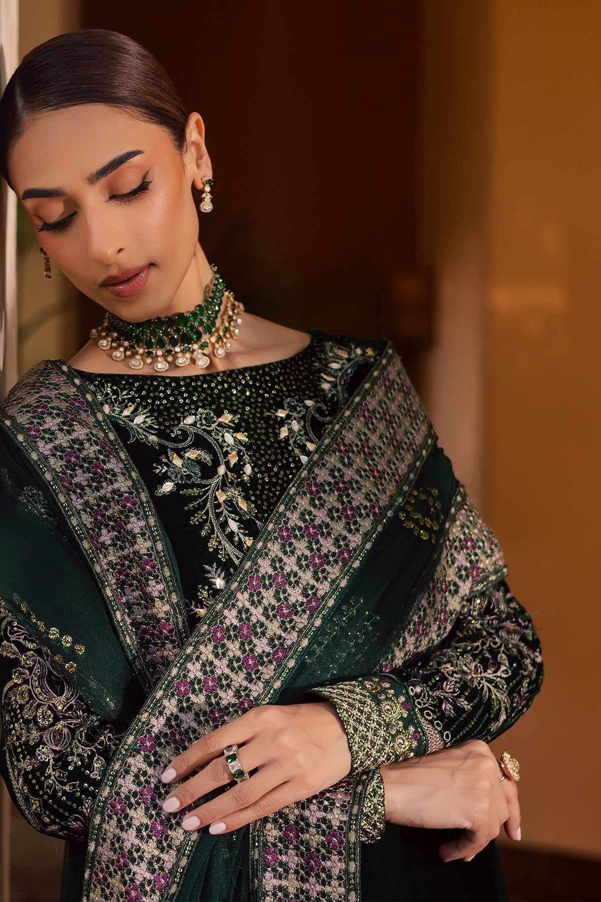 Nureh | Maya Velvet | NW-115 - Official Nureh stockist in UK - Sakeena London