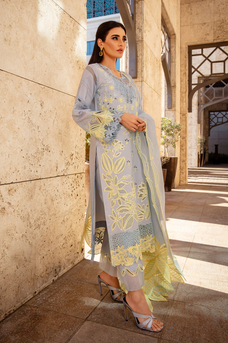 Rangrasiya | Premium Summer Lawn 25 | Elnaz - Official Rangrasiya stockist in UK - Sakeena London