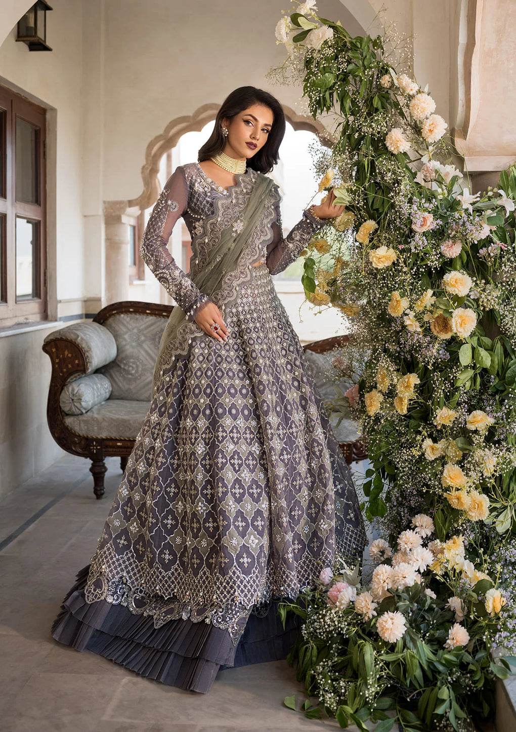 Elaf Premium | Formal Handwork Collection | EFH-02 NAZNEEN - Official Elaf Premium stockist in UK - Sakeena London