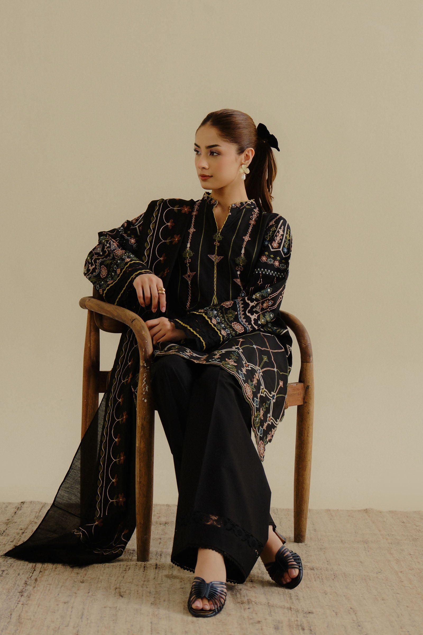 Zara Shahjahan | Coco Lawn 25 | Iris-2A - Official Zara Shahjahan stockist in UK - Sakeena London