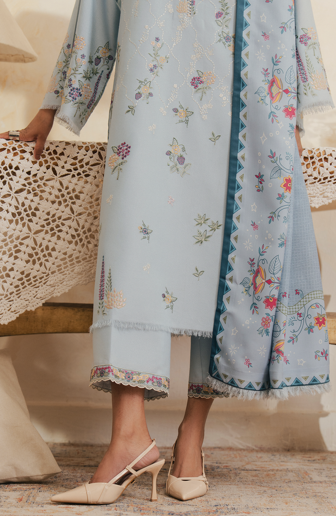 Seran | Winter Embroidered 25 | Alviera - Official Seran stockist in UK - Sakeena London