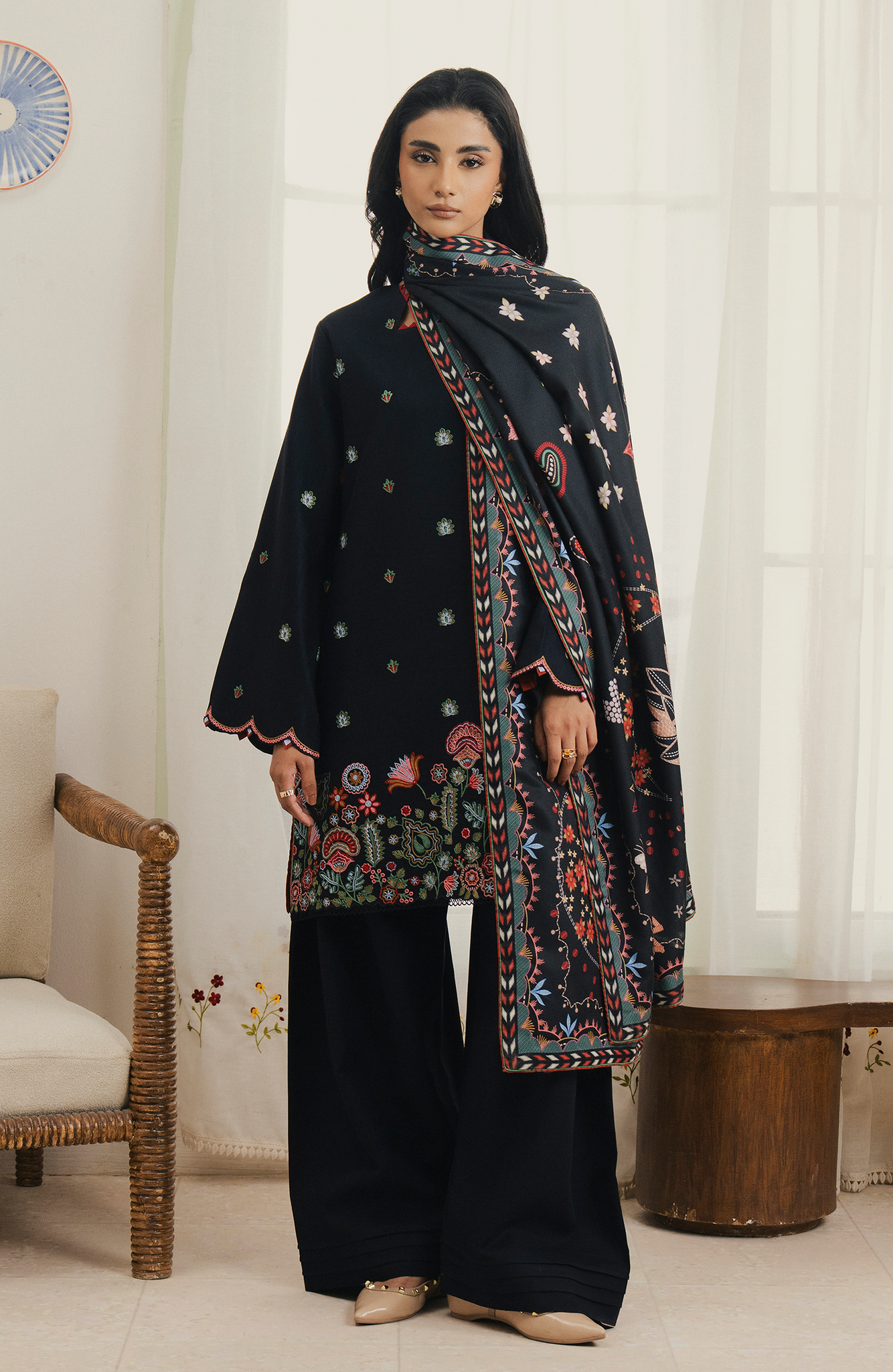 Seran | Winter Embroidered 25 | Nythea - Official Seran stockist in UK - Sakeena London
