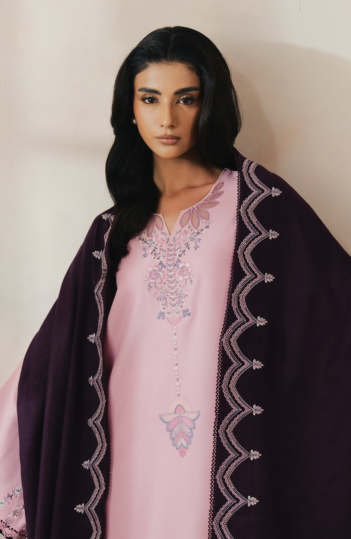 Seran | Winter Embroidered 25 | Rosayne - Official Seran stockist in UK - Sakeena London