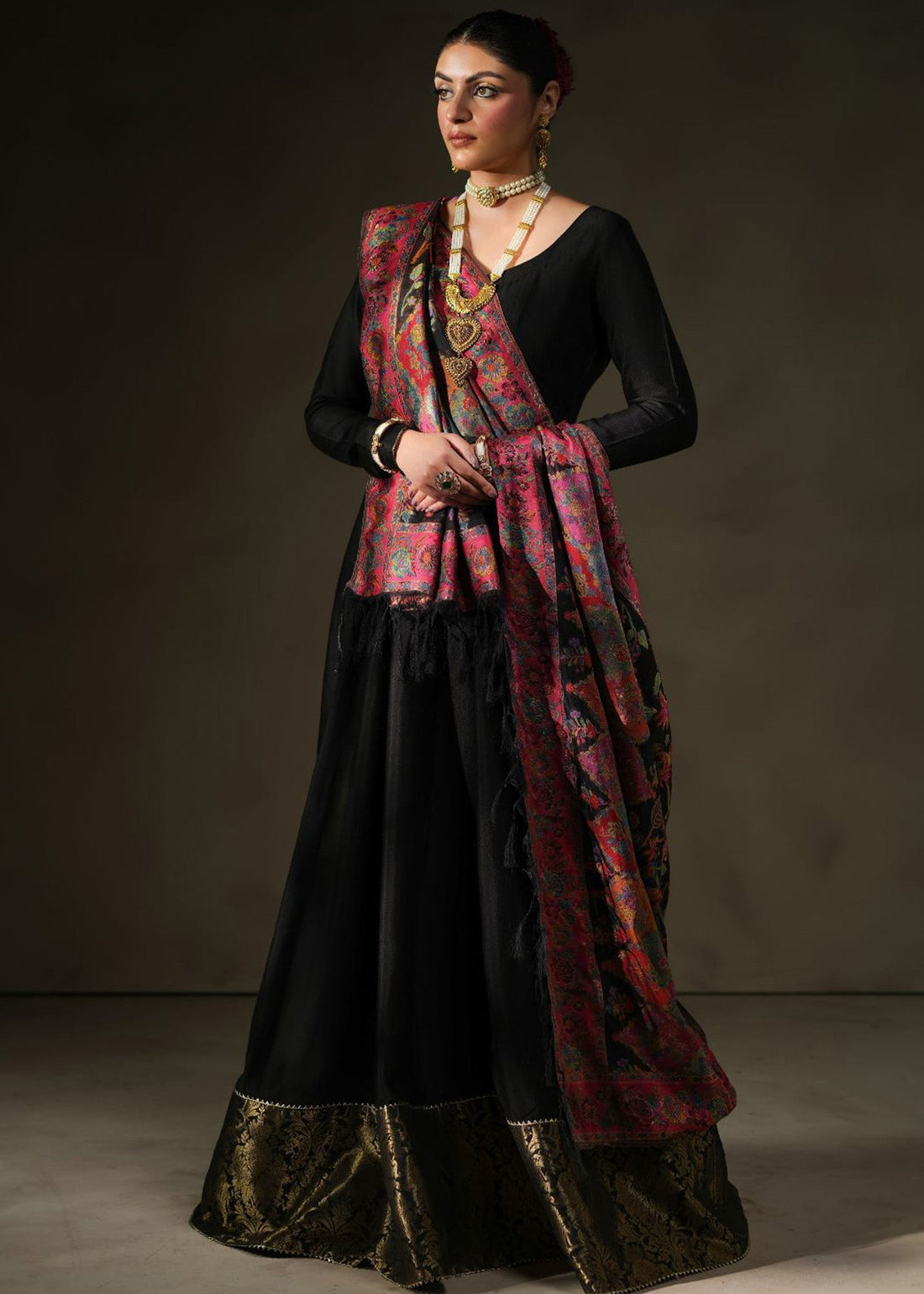 Mahum Asad | Khaani Formals | Bagh Shawl - Official Mahum Asad stockist in UK - Sakeena London