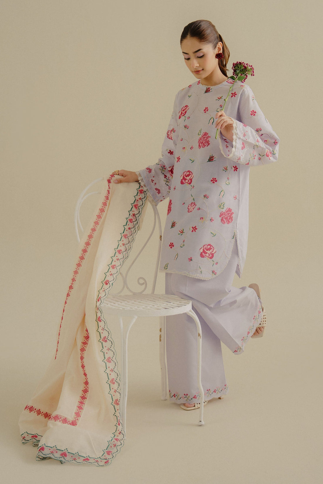 Zara Shahjahan | Coco Lawn 25 | Zufra-6B - Official Zara Sahjahan stockist in UK - Sakeena London