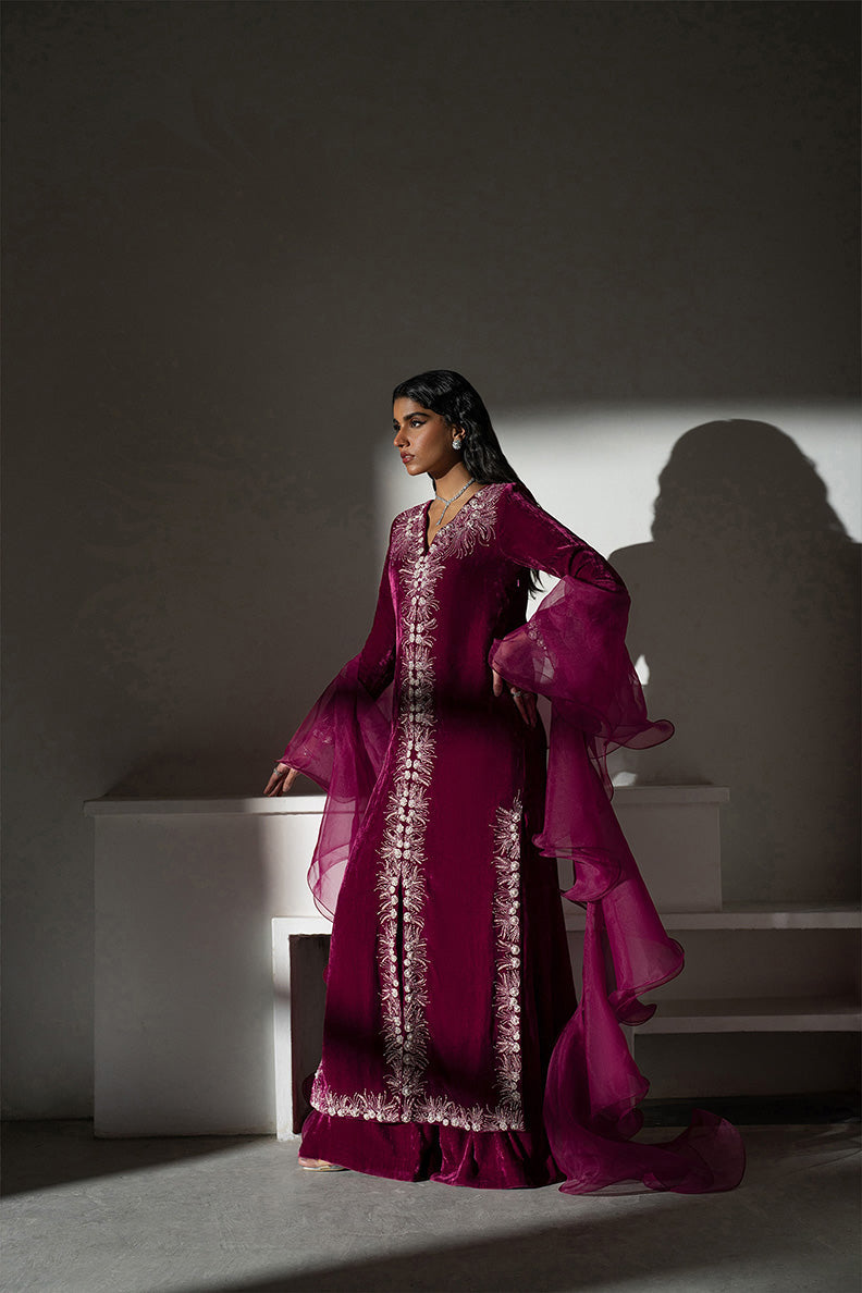 Caia | Luxury Velvet Edit 25 | Fuchsia - Official Caia stockist in UK - Sakeena London
