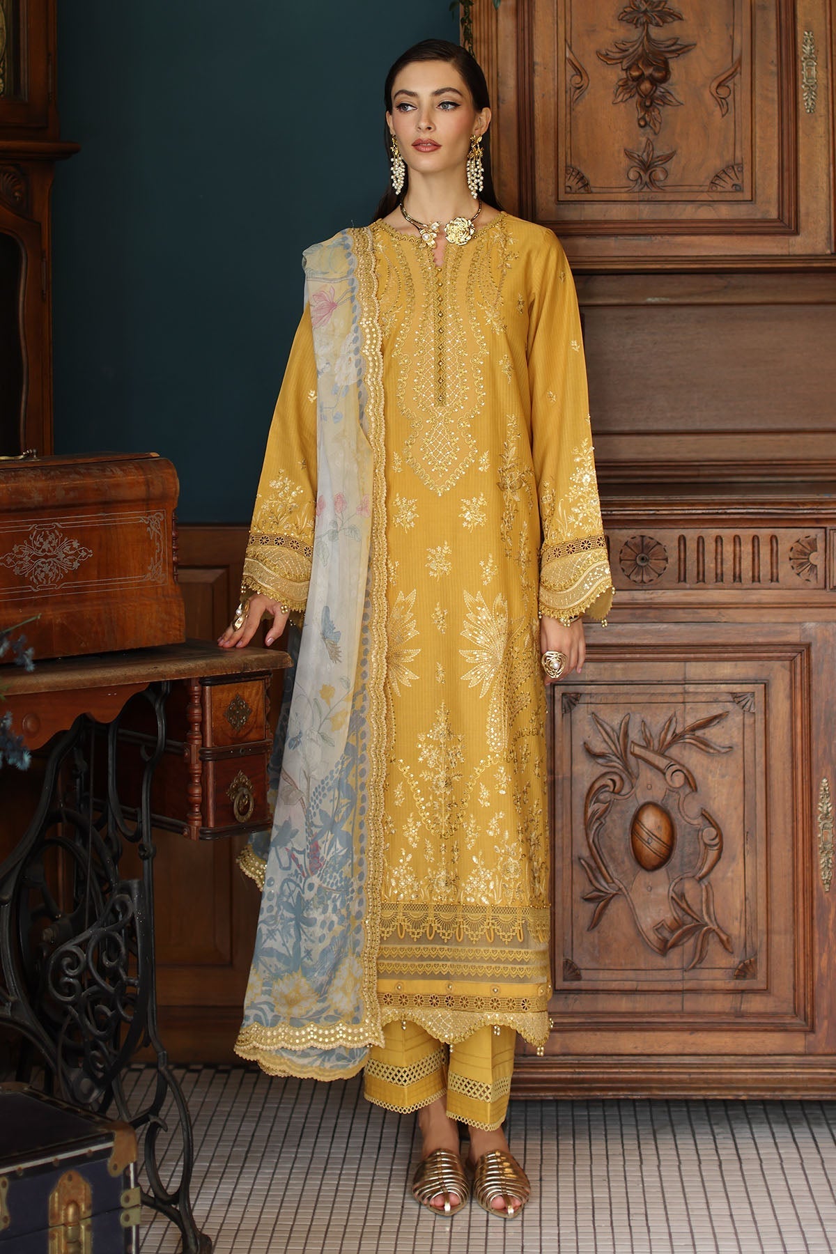 Nureh | Maya Lawn | NS-155 - Official Nureh stockist in UK - Sakeena London