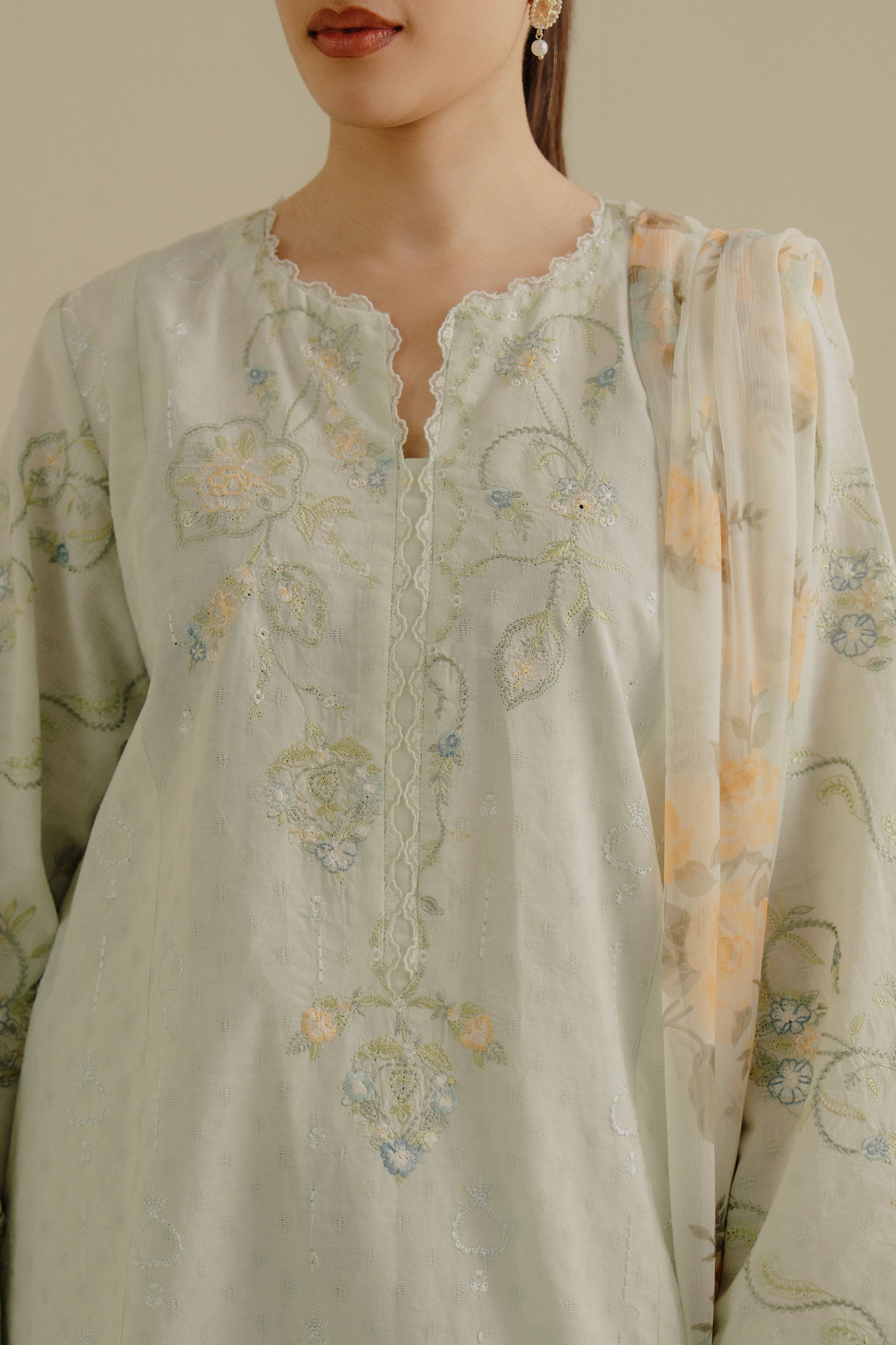 Zara Shahjahan | Coco Lawn 25 | Elva-1B - Official Sakeena London stockist in UK - Sakeena London